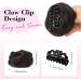 REECHO 2 PCS Mini Claw Clip in Messy & Cat Ears Hair Bun Extensions Wig Accessory Updo Hairpieces for Women Girls (Pack of 2-3.5" Wavy Dark Brown) Pack of 2 - 3.5" Wavy Dark Brown - Buy Online on GoSupps.com
