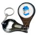 BadgeBeast.co.uk Milk Carton - Key Ring Bottle Opener and Nail Clipper