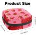 Muooum Women's Menstrual Bag - Zipper Flip Bag for Tampons - Strawberry & Dots Design - Stylish Functional Accessory for Girls - Buy Online on GoSupps.com