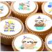 Sloth birthday edible PRE CUT style kids childrens party decorations Wafer Paper Cupcake Fairy Cake Toppers