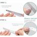 2PC Diamond Dust Nail File - Professional Stainless Steel Double Sided - Non-Slip 9 Inch Nail Dresser for Natural Nails - International Shipping Available - Buy Online on GoSupps.com