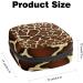 Menstrual Pad Bag with Zipper | Giraffe Skin Tampon Pouch for Women & Girls | Ladies Napkin Collection Bag - Buy Online on GoSupps.com