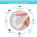 CZBYXA12 Gel Foot Arch Supports Inserts Pads for Men and Women - 6 Pairs Arch Cushions for Flat Feet and Plantar Fasciitis - Relieve Pain - Men's 5.5-9/Women's 5-8.5 - Clear Design - 4.0x2.1 - Buy Online on GoSupps.com