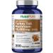NusaPure Turkey Tail Mushroom Capsules | 12 000mg | 200 Vcaps | Vegetarian | Extract 10:1 | Non-GMO & Gluten Free | Bioperine