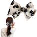 scicent Bow Hair Clips Cute Bow French Automatic Hair Clip for Simple Women Girls Barrettes Hair Fastener Accessories - 04