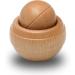 Kernpower BodyRoller Massage Roller - Natural Stone Stainless Steel & Wooden Balls in Jute Bag | Premium Red Beech Wood International Shipping - Buy Online on GoSupps.com