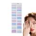 Gel Nail Wraps | Glitter Nail Stickers for Gel Polish Gel Nail Strips Manicure with Nail Lamp Semi Cured Nail Gel Polish Wraps Set for Home Nail Curing N036