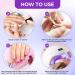 Buy Nail Pen Sponge Head Set - 10 Interchangeable Round End Tools for Glitter Nail Art | International Shipping Available - Buy Online on GoSupps.com