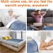 SXCDD Dark Blue Heating Blanket | 2 Temperature Levels | Fluffy Flannel Bed & Ceiling Heating | 185x85cm Safety Blanket for International Shipping - Buy Online on GoSupps.com