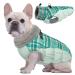 Kuoser warm dog jacket reflective dog coat windproof dog coat for small dogs fashion dog coat large dogs dogs winter coat dog coat with dishes green m dark green
