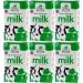 Dairy Pride Semi Skimmed Long Life UHT Milk 1 Litre Pack Of 6 With Welari Thank You Card | (6 Pack) (6 x 1 Litre)