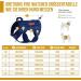 Oneigris Tactical Dog Harness - Fire Watcher Safety Vest for Service Dogs - No-Pull Design 1000D Nylon Large Blue - Buy Online on GoSupps.com