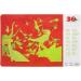 Crocodile Creek 36 Animals/Dinosaurs 2-Sided Placemat - Green | Eco-Friendly Kids Placemat - Buy Online on GoSupps.com