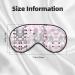 Red Gray White Modern Polka Dot Eye Mask | Soft Comfortable Light-Blocking Unisex Sleeping Mask - Buy Online on GoSupps.com