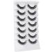 JIMIRE Fluffy Curly Faux Mink False Eyelashes - Cat Eye Russian Look - 7 Pairs Pack - Buy Online on GoSupps.com