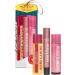 Burt's Bees Mistletoe Kiss Pink Pomegrante Peony Hibiscus Lip Balm and Shimmer Holiday Collection Gift Set of 3-1 Count - Buy Online on GoSupps.com