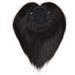 Luxiremi Hair Topper for Women Thinning Hair Synthetic Clip in Hair Extensions Natural Looking Toupee Hairpiece Without Bangs Short Straight Hair Topper Schokobraun Chocolate Brown - Buy Online on GoSupps.com