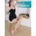 AMZAM Thigh High Sheer Compression Stockings for Women - 15-20 mmHg Graduated Support Socks - Closed Toe with Lace Silicone Band - Ideal for Work Travel & Office - Beige Small - Buy Online on GoSupps.com