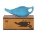 HealthGoodsIn Ceramic Neti Pot Nose Cleaner for Sinus Dishwasher Safe Premium Handcrafted Durable 225 Ml. Capacity - Blue