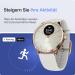 Withings Scanwatch Light - Hybrid Smartwatch with Heart Monitoring Activity & Sleep Tracking 30 Days Battery GPS - Ros gold White - Buy Internationally - Buy Online on GoSupps.com
