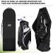 DAREKUKU Outdoors Golf Travel Bag - Heavy Duty 900D Oxford, Detachable Straps, Upgraded Wheels - Soft-Sided Club Cover - Buy Online on GoSupps.com