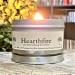 Hearthfire in Tin Can by GWE - Smoky Sandalwood Scented Soy Candle w/Wood Wick - Dark Sweet Creamy Aromatherapy - Infused w/Natural Oils Made in The USA - Gift for Men & Women