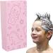 Cute Shapes Shower Sponge | Kids Bath Sponge | Natural and Safe Bath Sponge Reusable Kids Bath Sponge Soft and Absorbent Kids Sponge Cartoon Cleaning Sponge for Children Pink - Buy Online on GoSupps.com