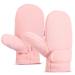 Baby Winter Mittens Soft Lined Warm Mittens Thick Snow Ski Gloves for Kids Toddler Girls and Teen Boys Pink