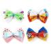 4 Inch Girls Hair Bow Clips - Set of 4 Cartoon Toy Dress Up Hair Accessories for Birthday Party Decorations - Cute Gift for Kids - Buy Online on GoSupps.com