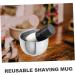 Premium Homocono Beard Brush & Aluminum Razor Cup Set | Men's Shaving Accessories - Reusable & Durable - Buy Online on GoSupps.com