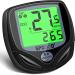 SPGOOD Wireless Bicycle Computer - 19 Functions IP54 Waterproof Backlit Speedometer Automatic Start/Stop Black - Buy Online on GoSupps.com
