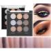 9 Color Eyeshadow Pallet - Neutral Eyeshadow Palette | Neutral Eye Shadow Pallet Highly Pigmented Makeup Accessories for Women 03# - Buy Online on GoSupps.com