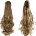 Ponytail Extension Claw Clip In Wavy Ponytail Extensions Synthetic Fiber Ponytail Hair Piece 22 Inch Long Wavy Curly Claw Clip Ponytail Extensions for Women Girls Ponytail Hairpiece for Women (Color 22inches SH88-8 - Buy Online on GoSupps.com