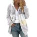 Hanxiulin coat plush jacket hoodie jacket oversize winter coat ceiling hoodie ladies oversize on both sides transition jacket breathable.