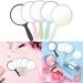 25-Piece Portable Handheld Hand Mirror Set for Women & Girls - Compact Round Mirror for Travel, Camping, Daily Use - White, Pink, Black, Blue, Green - Buy Online on GoSupps.com