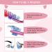 Shop Colored Lash Clusters | 5 Vibrant Colors | Reusable & Comfortable 14mm Individual Eyelashes | DIY Volume Wispy Extensions - Buy Online on GoSupps.com