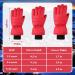 Kids Winter Ski Gloves - 4 Pairs Waterproof Mittens for Toddlers, Full Finger Snow Gloves in Purple, Black, Red, Navy Blue - Ages 1-3 - Buy Online on GoSupps.com