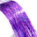Holographic Hair Tinsel 400 Strands - Shining Purple, Heat-Resistant Silk Extensions for Parties & Gifts - Buy Online on GoSupps.com