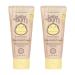 Sun Bum Baby Bum Calendula Cream | Moisturizing Anti-Inflammatory & Antibacterial Cream to Soothe Eczema & Rashes| Natural Fragrance | Gluten Free & Vegan | 3 fl oz | 2 Pack Pack of 1