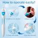 Q Grips Ear Wax Removal - 360 Silicone Ear Cleaner Safe for Kids & Adults | 16 Replacement Heads - Buy Online on GoSupps.com