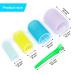 Self Grip Hair Rollers Set - 24 pcs Blue Hair Curlers for All Hair Lengths with Clips - DIY Curly Hair Styling Tool for Women, Men, Kids - Buy Online on GoSupps.com