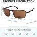Eyekepper Bifocal Sunglasses for Men - 2.50 Brown Sun Readers | Outdoor Reading Glasses - Buy Online on GoSupps.com