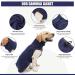 Buy Lianzimau Large Dog Fleece Sweater - Warm Winter Coat for Small & Medium Dogs - Cozy Dog Jacket (1 Pack) - Blue - Buy Online on GoSupps.com