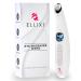 ELLIXI - 3 in 1 Eye Massager Wand - Vibrating Eye Massager Bag/Dark Circle/Puffiness/Wrinkle Remover - 37 C to 45 C - Increases Blood Flow & Eye Cream Absorption + Red Light for Cell Repair