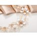 SWEETV Gold Wedding Headband - Pearl Flower Bridal Hairpiece for Women - Crystal Hair Vine Accessory - Buy Online on GoSupps.com