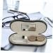 Tidtaleo 2-in-1 Travel Glasses Case & Contact Lens Holder - Stylish Portable Storage Box for Outdoor & Everyday Use (15.8x7.4cm) - Buy Online on GoSupps.com