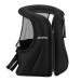 Snorkel Vest for Adults, Abuytwo Inflatable Buoyancy Aid Swim Jackets Snorkeling Vests for Kayak Diving Paddle Boating Water Sports Safety Men/ Women Black Medium