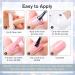 Shining She Glitter Gel Nail Polish Set - 10 Colors (Silver, Black, Gold, White) | Sparkly Soak-Off UV/LED Lamp Gel Gift for Women - Nail Art Salon Quality at Home - 8ML - Buy Online on GoSupps.com