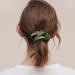 LILYSILK Silk Hair Scrunchies for Frizz Prevention 100% Mulberry Silk Hair Ties for Breakage Prevention Elastic ponytail Holders(Dark Olive+Ivory) - Buy Online on GoSupps.com