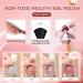TBeautfave Red Nail Varnish Peeling off Nude Nail Polish Quick Dry Long Lasting Nail Polish Non-Toxic Water Based Pink Nail Polish No Need Cure Nail Varnish at Home Manicure Red bean paste - Buy Online on GoSupps.com